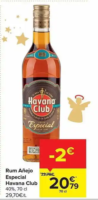 Rum añejo especial havana club