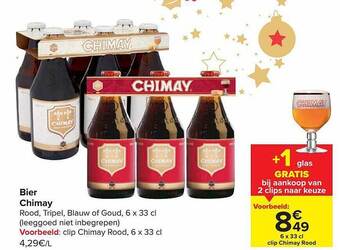 Carrefour Market Bier chimay aanbieding