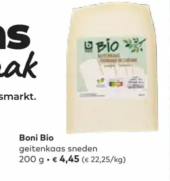 Bio Planet Geitenkaas sneden 200 gram aanbieding