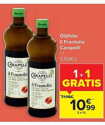 Carrefour Olijfolie il frantolio carapelli aanbieding