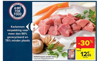 Carrefour Kalfsfricassee zonder been aanbieding
