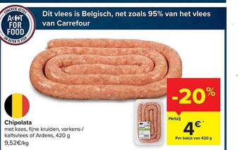 Carrefour Chipolata aanbieding
