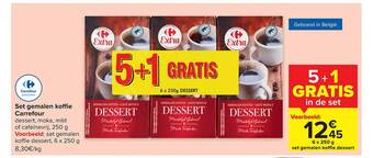 Carrefour Set gemalen koffie aanbieding