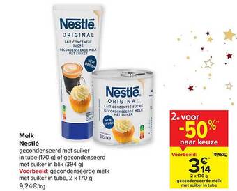 Carrefour Melk nestlé aanbieding