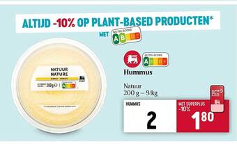 Delhaize Hummus aanbieding