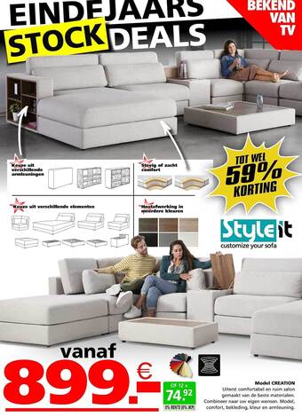 Seats and Sofas Model creation aanbieding