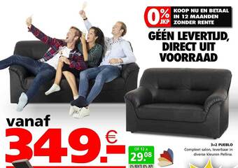 Seats and Sofas 3+2 pueblo aanbieding