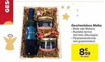 Carrefour Market Geschenkdoos malko aanbieding