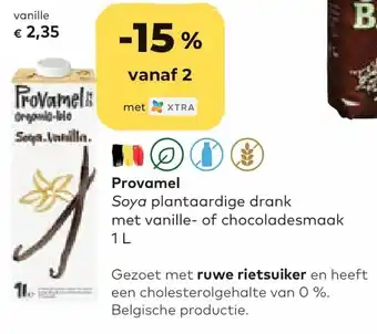Bio Planet Privamel soya plaantaardige drank met vanille 1 liter aanbieding