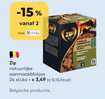 Zip natuurlijke aanmaakblokjes