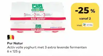 Activ volle yoghurt met 3 extra lavende fermenten 6x125 gram