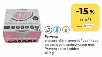 Bio Planet Plantaardig alternatief voor kaas op basis van cashewnoten met provencaalse kruiden 100 gram aanbieding