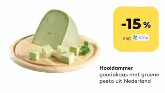 Goudakaas met groene pesto uit nederland