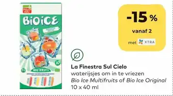 Bio Planet Waterijsjes om in te vriezen bio ice multifruits of bio ice original 10 x 40 ml aanbieding