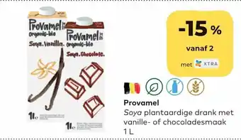 Bio Planet Soya plantaardige drank met vanille- of chocoladesmaak 1 liter aanbieding