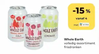 Bio Planet Whole earth volledig assortiment frisdranken aanbieding