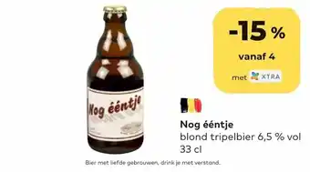 Bio Planet Blond tripelbier 6,5 % vol 33 cl aanbieding