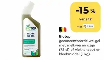 Geconcentreerde wc-gel met melkwei azijn (75 cl) of vlekkenzout en bleekmiddel (1 kg)