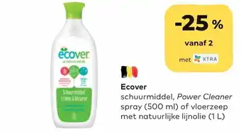 Schuurmiddel, power cleaner spray ( 500 ml) of vloerzeep met natuurlijke lijnolie (1 liter)