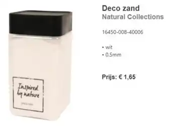 Deco zand