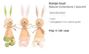 Van Cranenbroek Konijn hout aanbieding