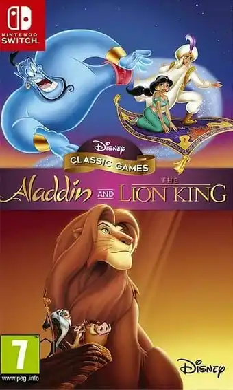 Dreamland Nintendo Switch Disney Classic Games Aladdin and The Lion King ENG/FR aanbieding