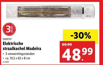 Lidl Enders Elektrische straalkachel Madeira aanbieding