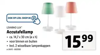 Livarno Lux Accutafellamp