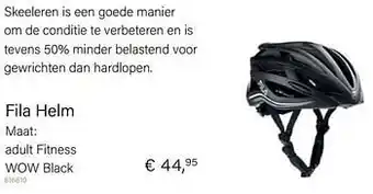 Fila helm adult fitness wow black