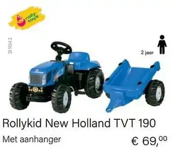 Multi bazar Rollykid new holland tvt 190 aanbieding