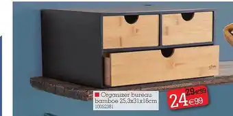 Organizer bureau bamboe