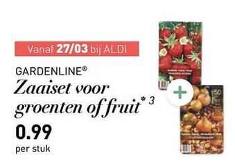 Zaaiset voor groenten of fruit