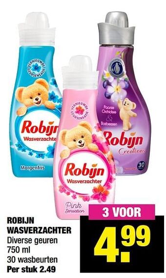 Big Bazar Robijn wasverzachter aanbieding