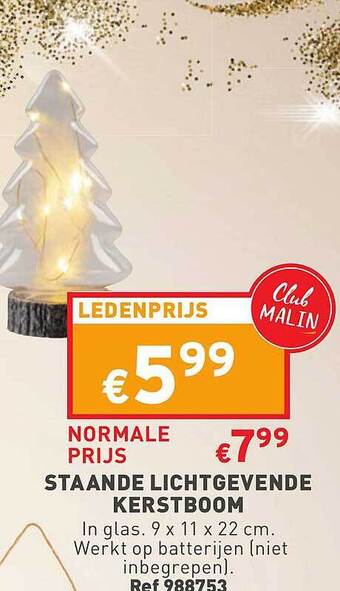 Trafic Staande lichtgevende kerstboom aanbieding