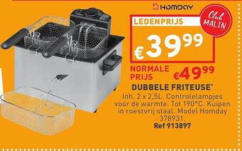 Trafic Dubbele friteuse aanbieding