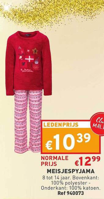 Trafic Meisjespyjama aanbieding