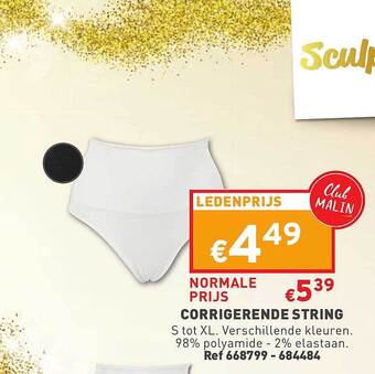 Trafic Corrigerende string aanbieding