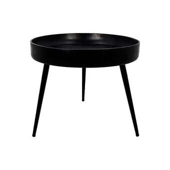 Leen Bakker HSM Collection bijzettafel Ventura - zwart - 42x50 cm - Leen Bakker aanbieding