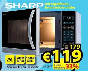 ElectroStock Sharp micogolfoven aanbieding