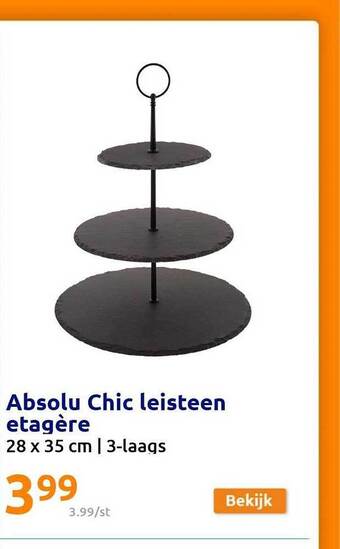 Action Absolu chic leisteen etagère aanbieding