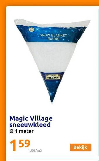 Action Magic village sneeuwkleed aanbieding