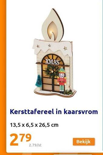 Kersttafereel in kaarsvrom