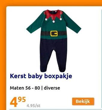 Action Kerst baby boxpakje aanbieding