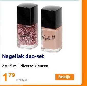 Action Nagellak duoset aanbieding
