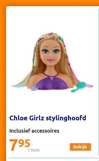 Action Chloe girlz stylinghoofd aanbieding