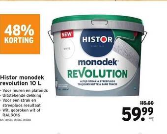 GAMMA Histor monodek revolution aanbieding