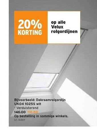 GAMMA Velux rolgordijnen aanbieding