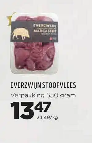 Jumbo Everzwijn stoofvlees aanbieding