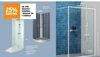 GAMMA Douchewanden, deuren en cabines aanbieding