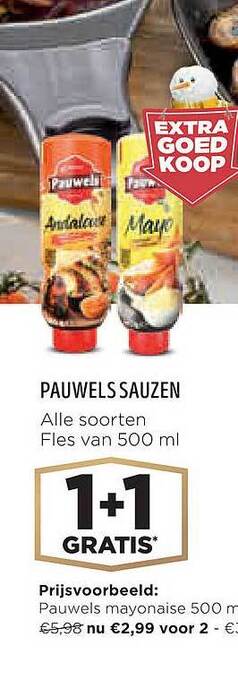Jumbo Pauwels sauzen aanbieding